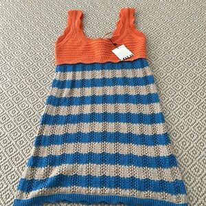 Zara crochet mini dress
